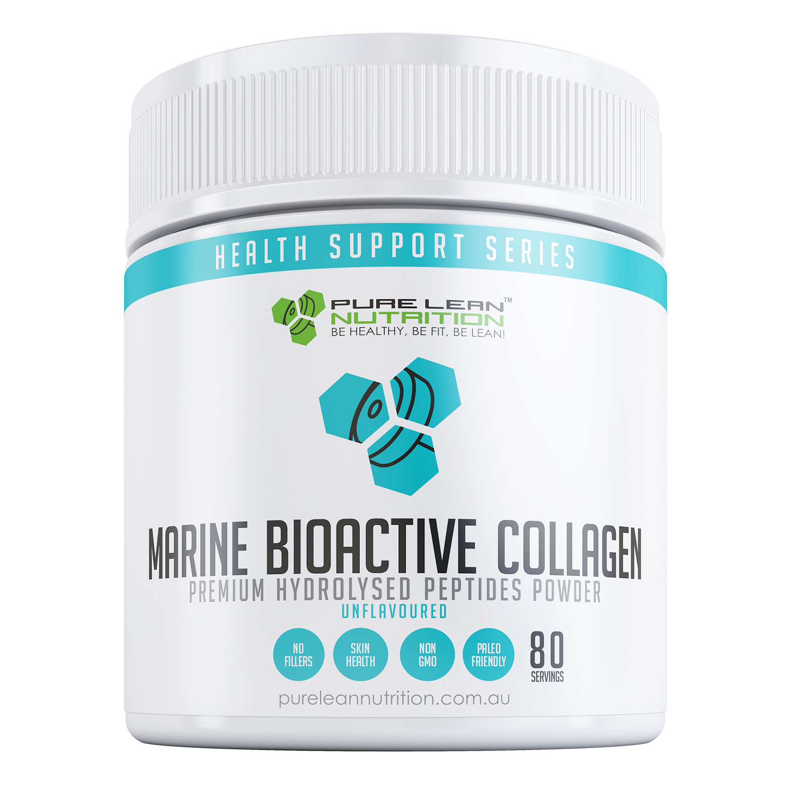 V563-MARINE_COLLAGEN-204972-00 80 Servings Marine Collagen Bioactive Peptides Powder Beauty Glow for Skin Nails - Image 1