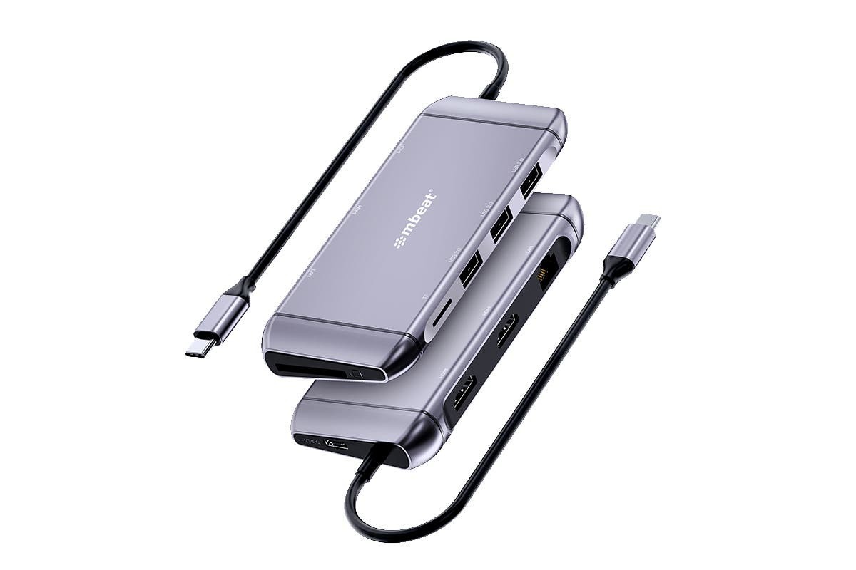 V563-MB-UCD-X11-202506020832-00 mBeat Elite X11 Dual Hdmi Mst 9-In-1 Usb-C Docking Station - Image 1