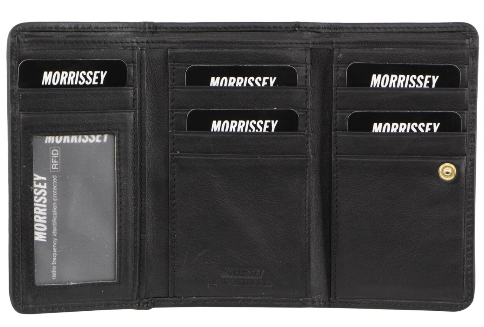 V563-MO-3033-NAVY-173285-00 Morrissey Womens Card Holder Leather Wallet Coin Clutch Purse Organizer Cute Girl Ladies - Navy - Image 1