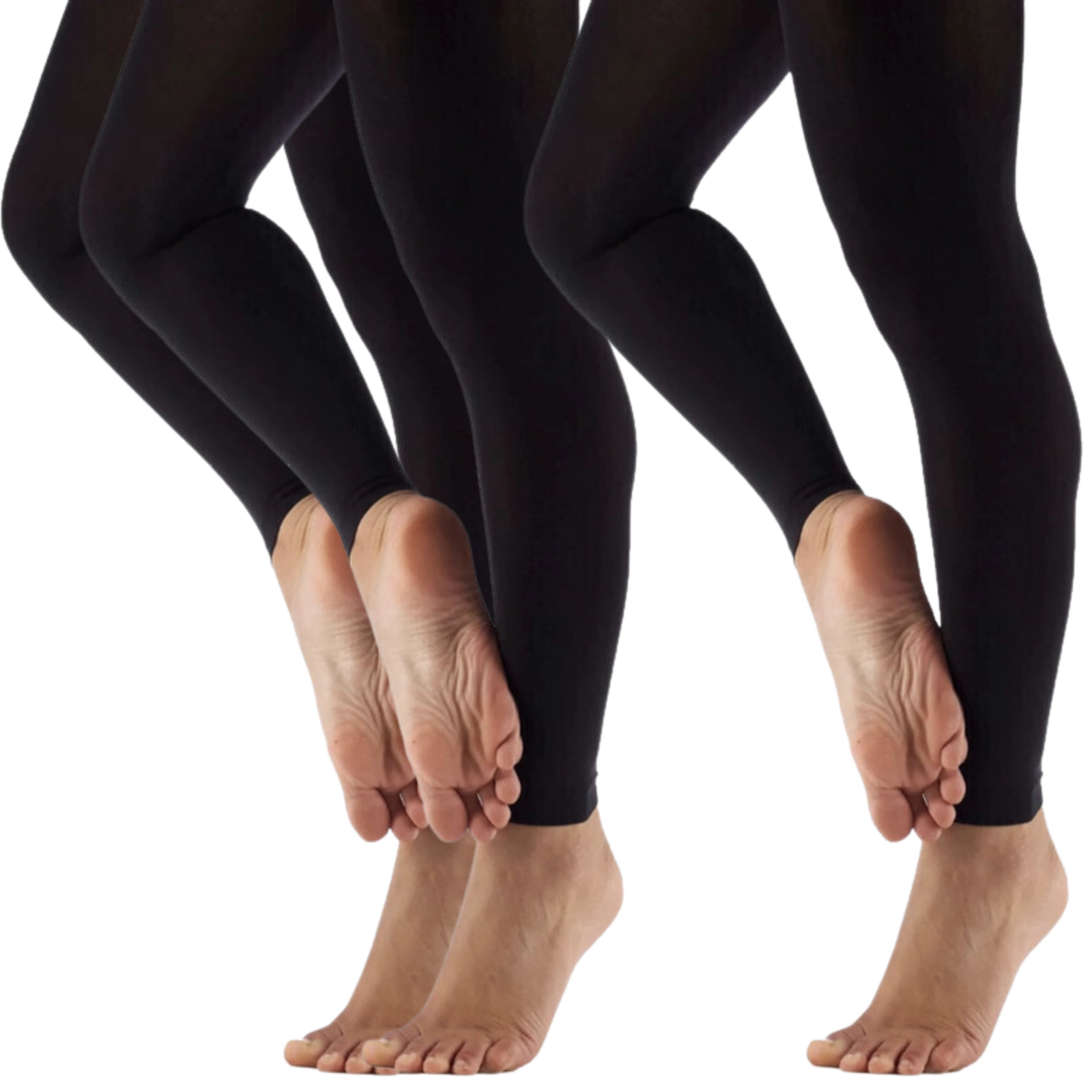 V563-SO-111-3PCS-202503051506-00 3x Womens Ladies Footless Tights Stockings Pantyhose Leg Hosiery Thermal - Image 1