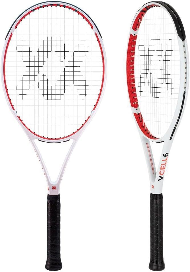 V563-TRVVC6-4-1_4-202503052030-00 Volkl V-Cell 6 Tennis Racquet - Fully Strung Racket & Free Dampener - 4 1/4 - Image 1