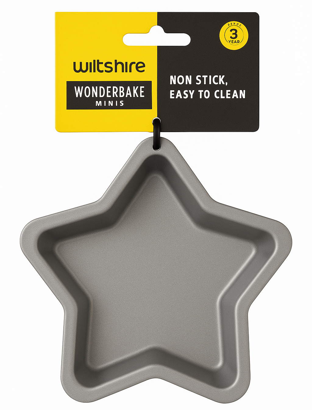 V563-WONDERBAKE_STAR-202505231032-00 Wiltshire WonderBake Mini Non Stick Pan - Star (12cm) - Image 1