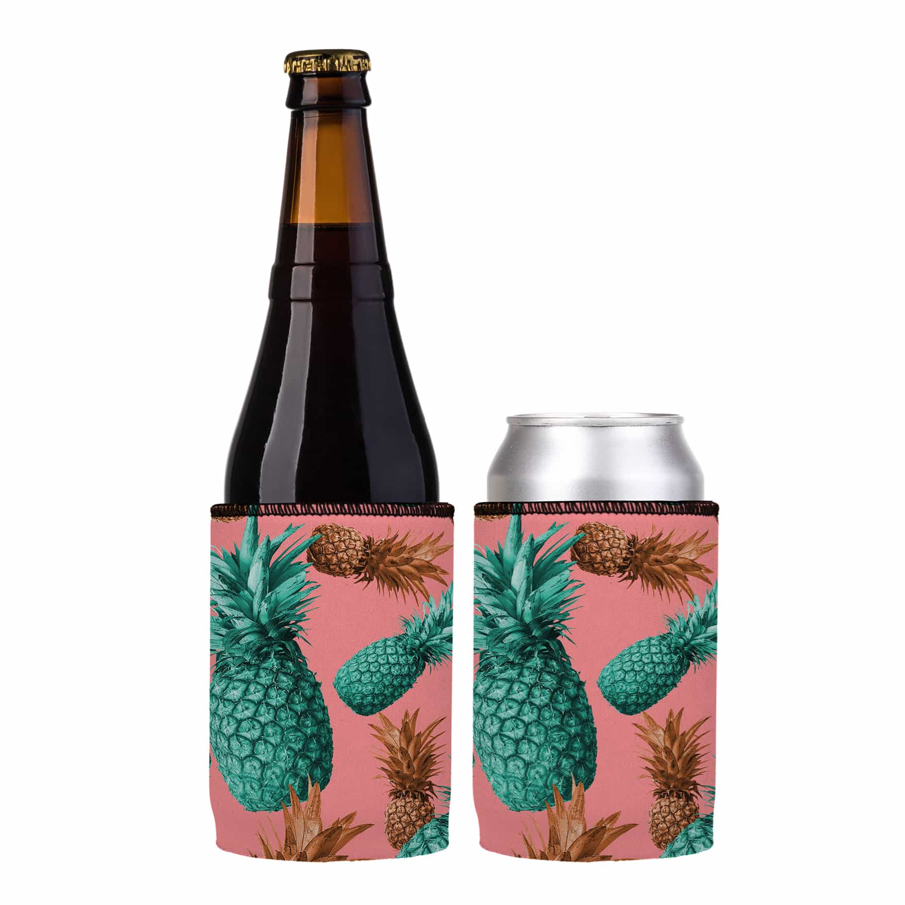 V570-ST-2194-A-2-202503260825-00 Mmm Pineapples Yummy Stubby Cooler 2-Pack - Standard - Image 1