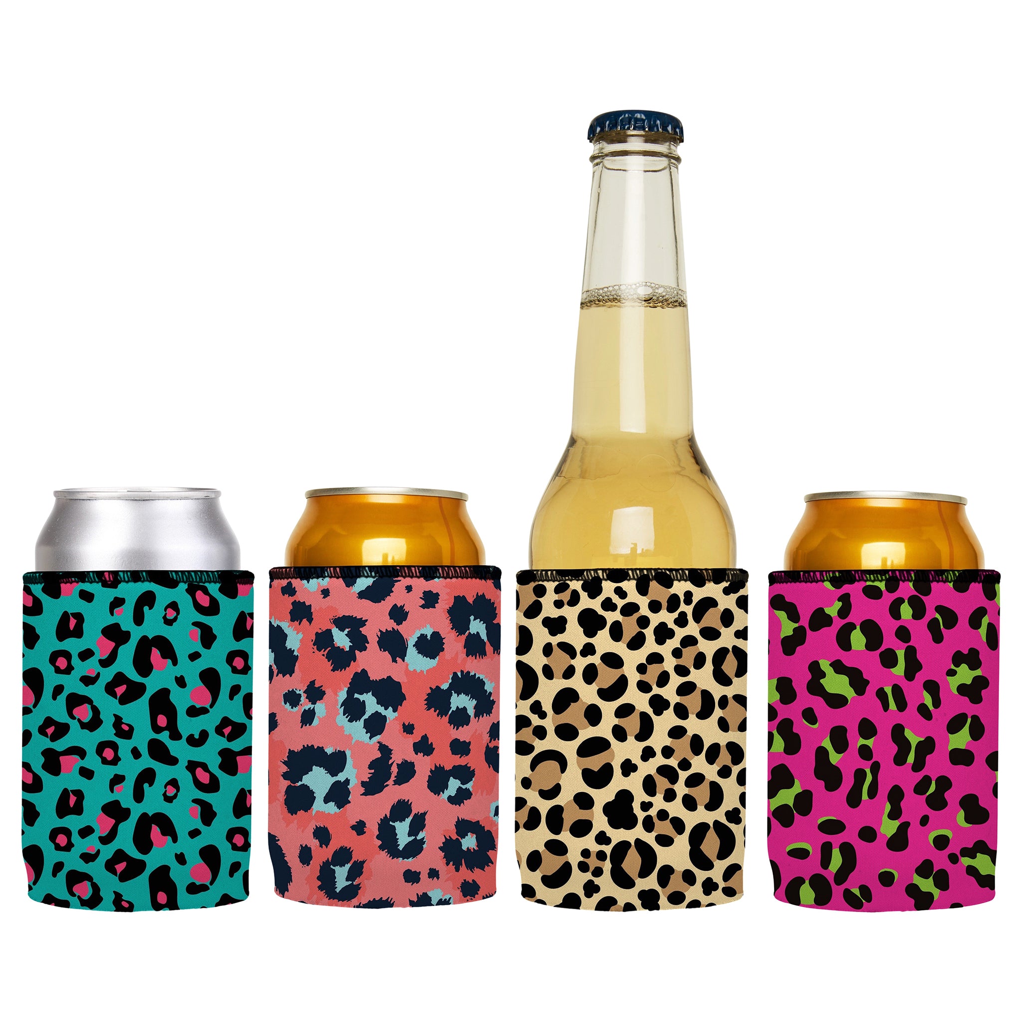 V570-ST-2594-2686-2746-2792-A-202503260853-00 Animal Print Stubby Cooler 4-Pack - Standard - Image 1