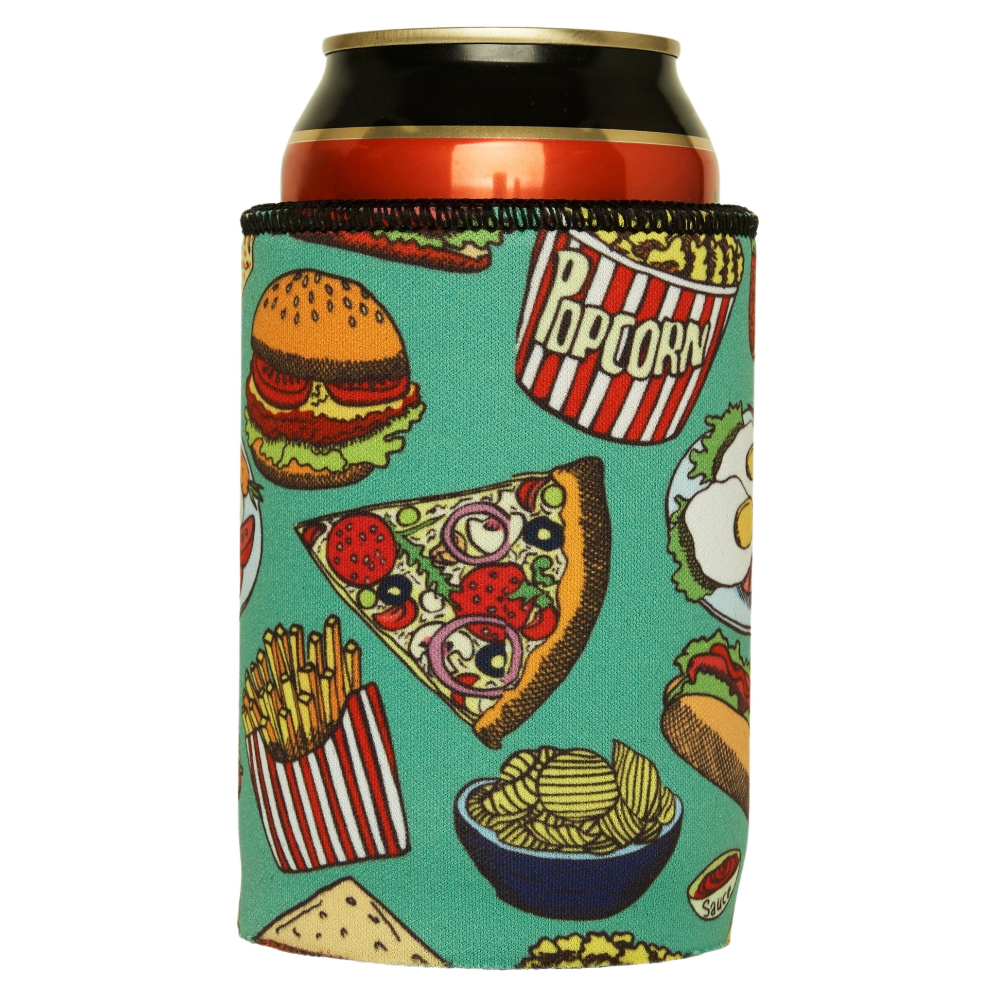 V570-ST-2672-A-202503260836-00 Burgers Junk Food Stubby Cooler - Standard - Image 1