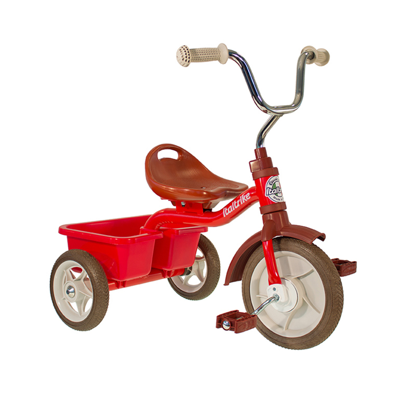 V572-1021TRA996046-202503261206-00 Italtrike 10" Transporter Trike - Champion Red - Image 1