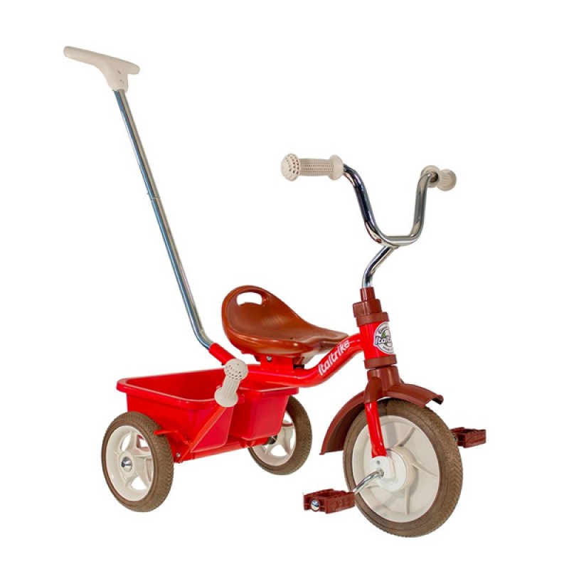 V572-1041CLA996046-202503261205-00 Italtrike 10" Passenger Trike - Champion Red - Image 1