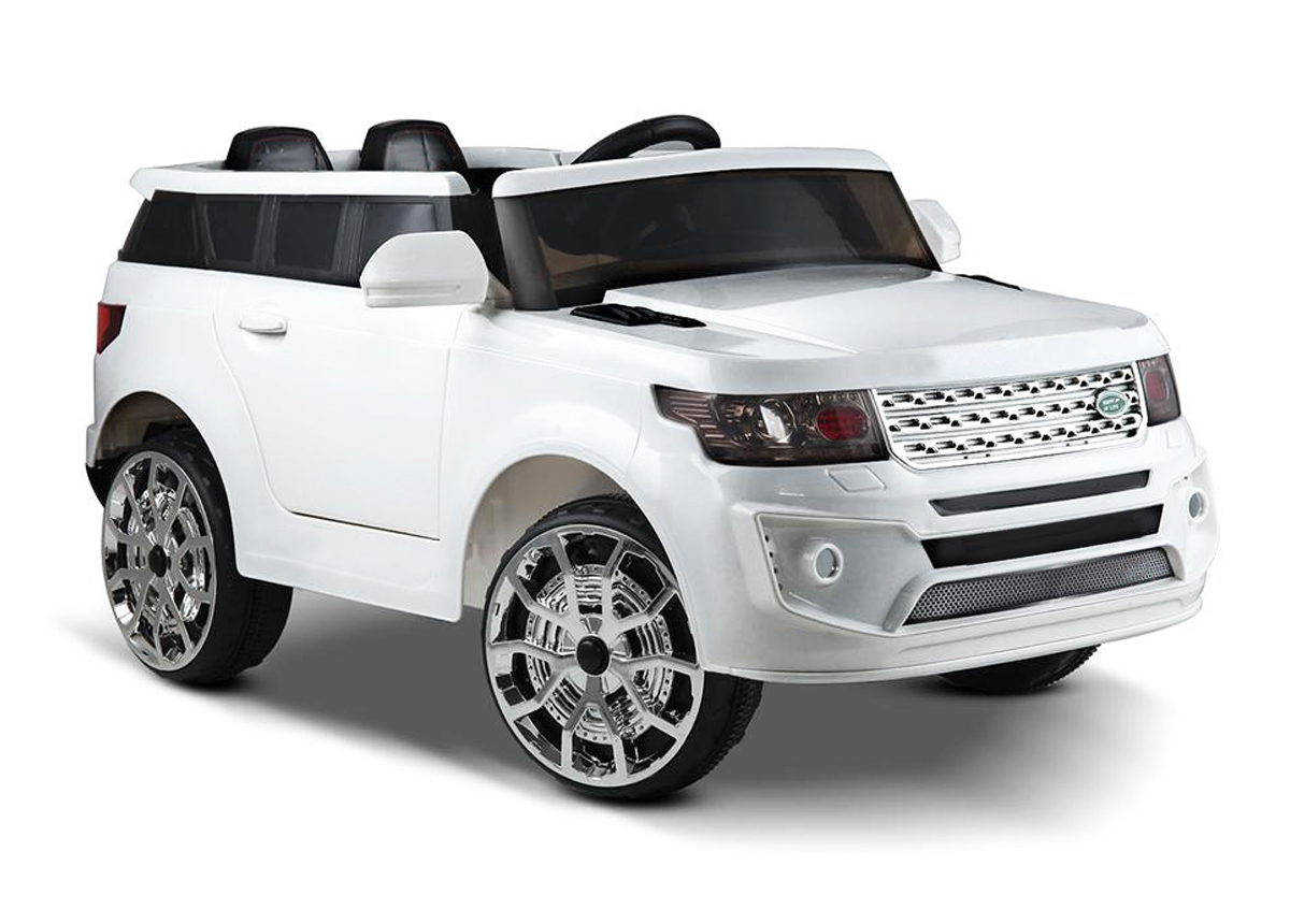 V572-GS-8350053BR-WHT-154803-00 Go Skitz Coopa Electric Ride On White - Image 1