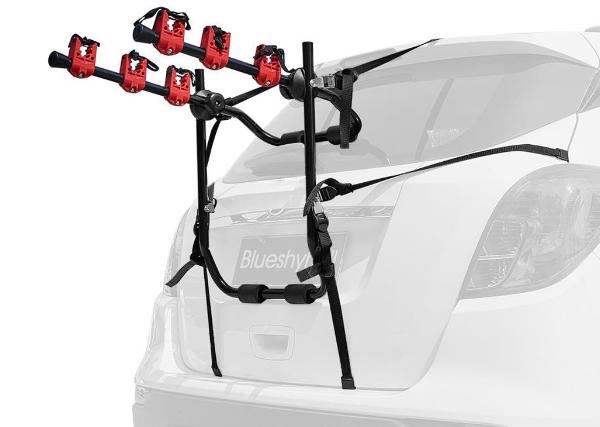 V572-QBP-CAR3-154793-00 Bicycle Rear Boot Car Rack - Holds up to 3 Bikes - Image 1