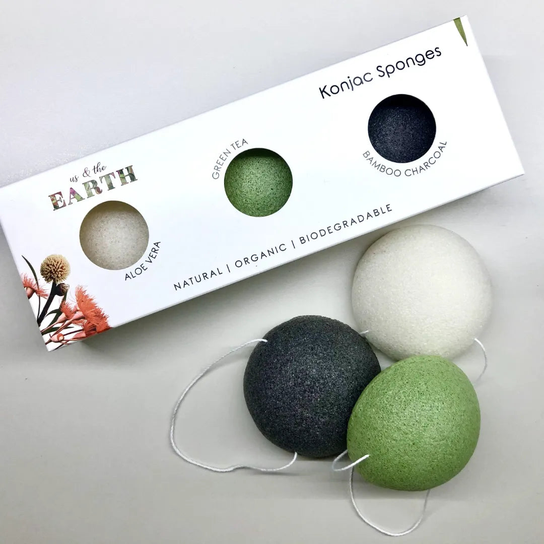 V573-KONSP3-140243-00 Konjac Sponge Trio - Image 1