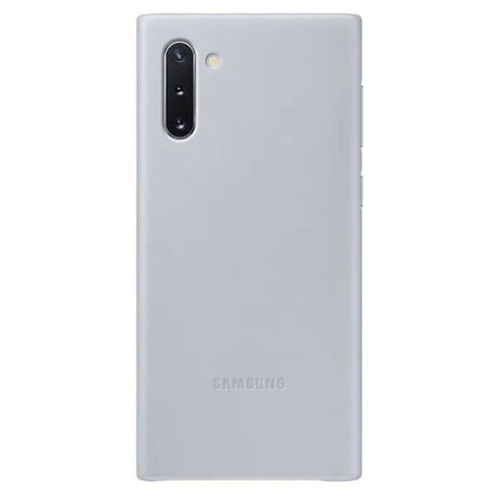 V578-EF-VN970LJEGWW-202505231040-00 Samsung Galaxy Note 10 Leather Cover - Grey - Image 1