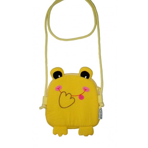 V59-319-Yellow-01 Tree Frog Handbag Yellow - Image 1