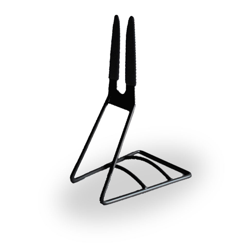 V610-CYC-FLOORAC-BLA-218927-00 Floor Stand Holder Triangle Rear Hub Mount Bike Bicycle Storage Rack - Image 1