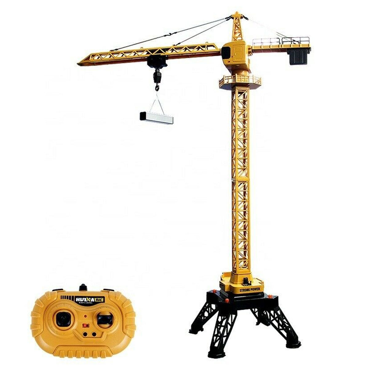 V610-TOY-HN-1585-218908-00 HUINA 1/14 12CH RC Alloy Tower Crane Engineering Construction Vehicle Toy Kids Car - Image 1