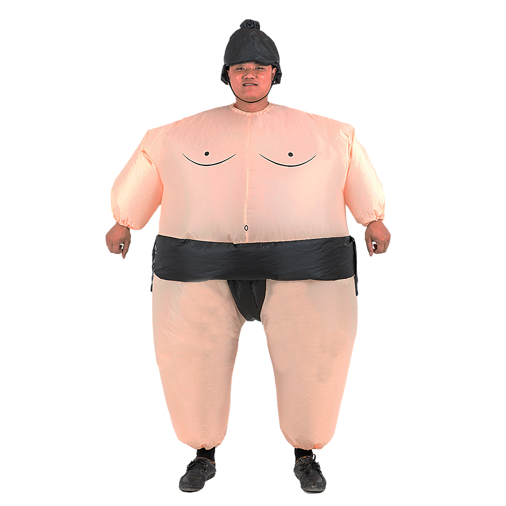V63-306611-8554-00 SUMO Fancy Dress Inflatable Suit -Fan Operated Costume - Image 1