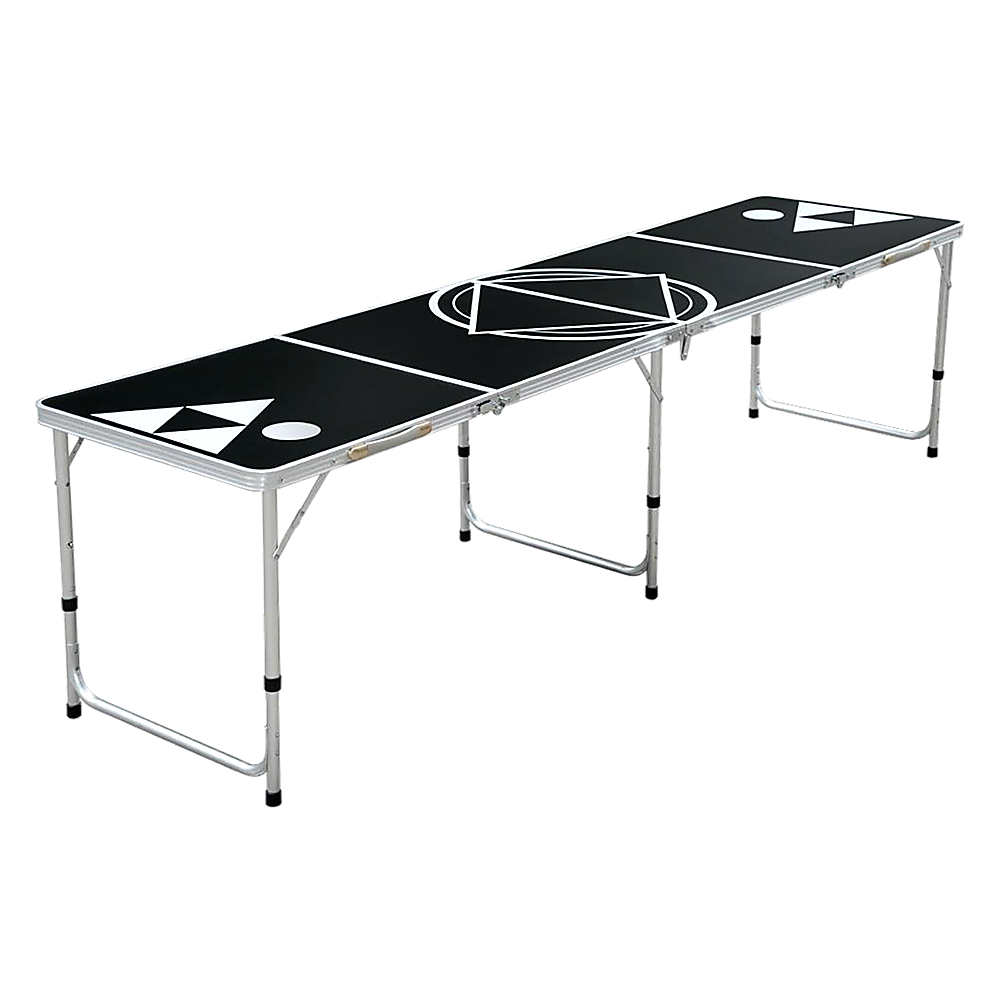V63-821713-12042-00 Professional 8ft Beer Pong Table Drinking Game - Image 1