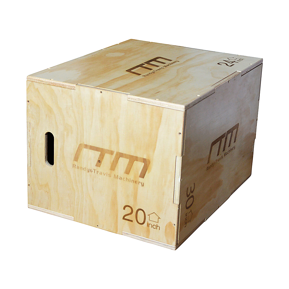 V63-821771-12588-00 3 IN 1 Wood Plyo Games Plyometric Jump Box - Image 1