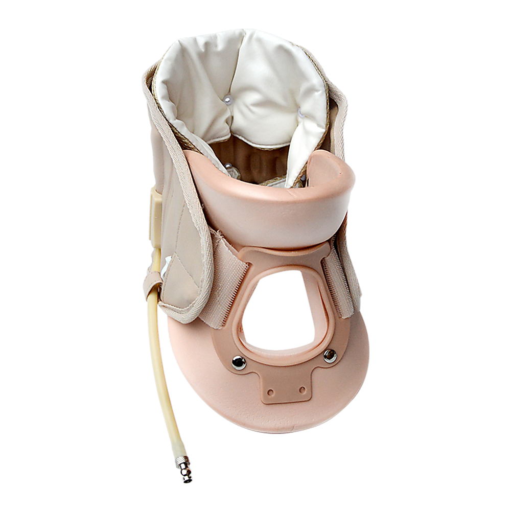 V63-824181-15975-00 Neck Traction Air Decompression Support Brace Cervical Collar Hand Pump - Image 1