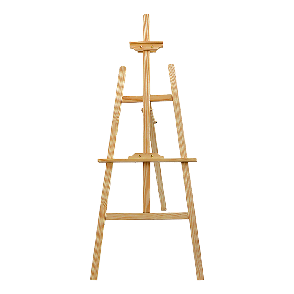 V63-824931-26023-00 Pine Wood Easel Artist Art Display Painting Shop Tripod Stand Wedding - Image 1