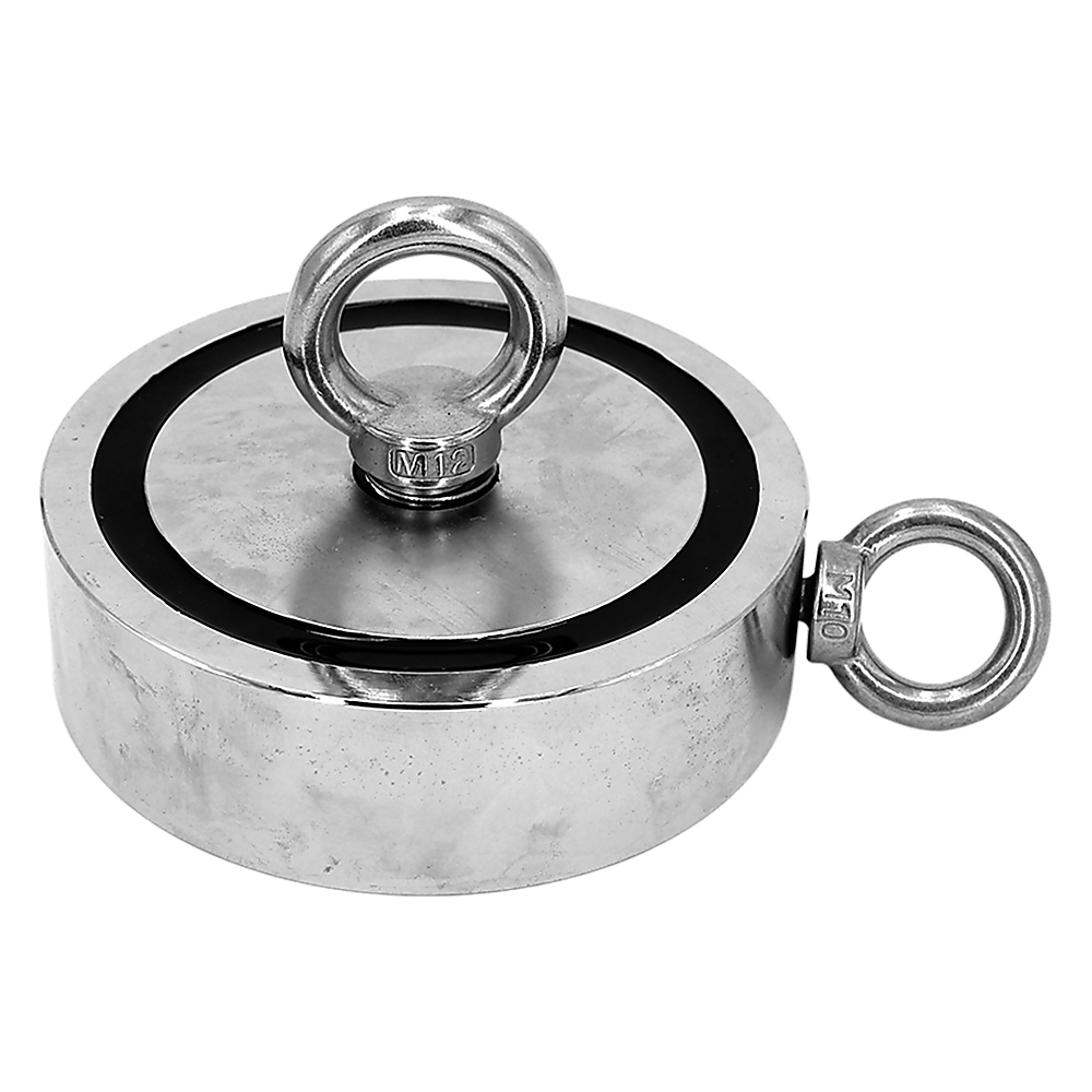 V63-824961-17823-00 340Kg Salvage Strong Recovery Magnet Neodymium Hook Treasure Hunting Fishing - Image 1