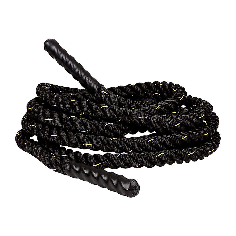 V63-825871-19075-00 Battle Rope Dia 3.8cm x 9M length Poly Exercise Workout Strength Training - Image 1