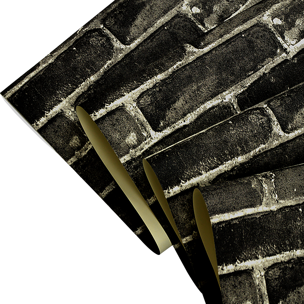 V63-827621-634c2a5e0bcf6.1000x1000-00 Wallpaper Faux Vintage Brick Pattern Wall Paper Roll - Image 1