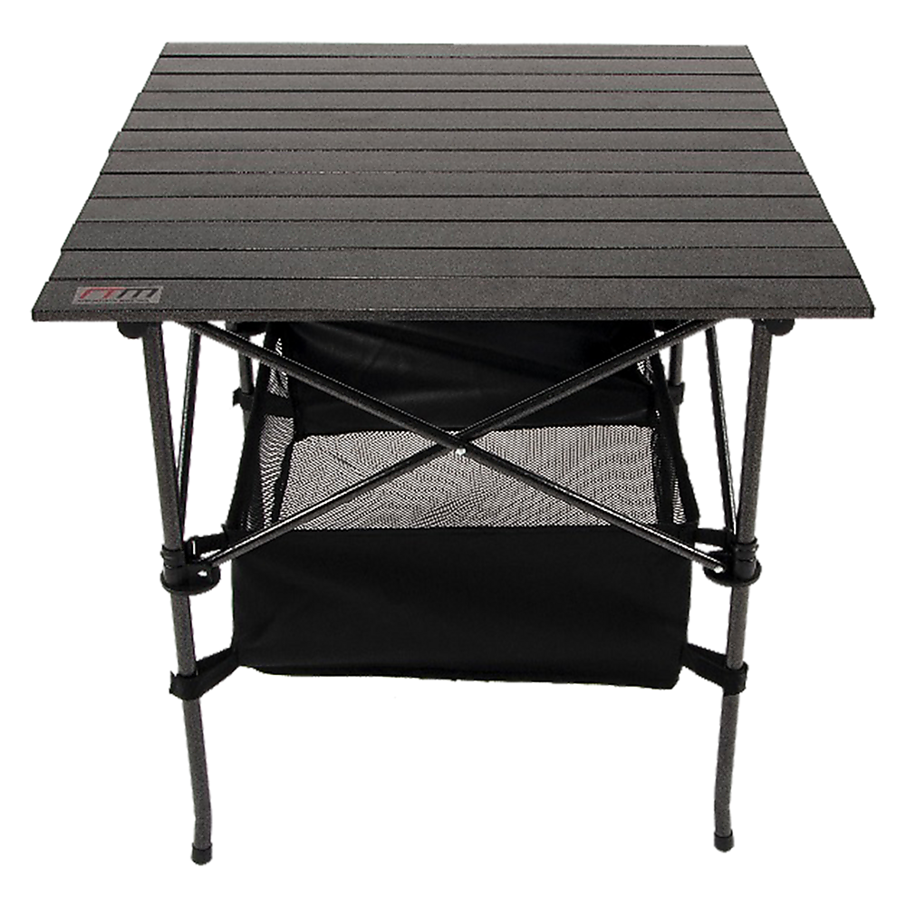 V63-827721-26350-00 Folding Collapsible Camping Table Caravan RV Heavy Duty Steel & Aluminium - Image 1