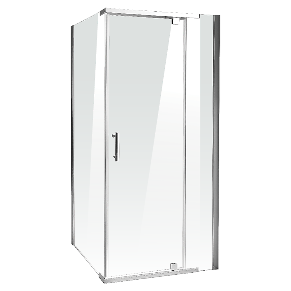 V63-829071-632d395ed3ca3.1000x1000-00_1 Shower Screen 1000x700x1900mm Framed Safety Glass Pivot Door By Della Francesca - Image 1