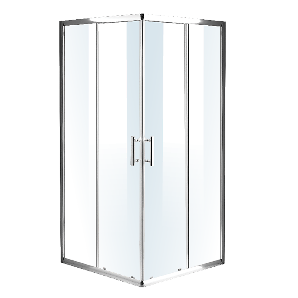 V63-829311-6321b4f87882b.1000x1000-00 900 x 900mm Sliding Door Nano Safety Glass Shower Screen By Della Francesca - Image 1