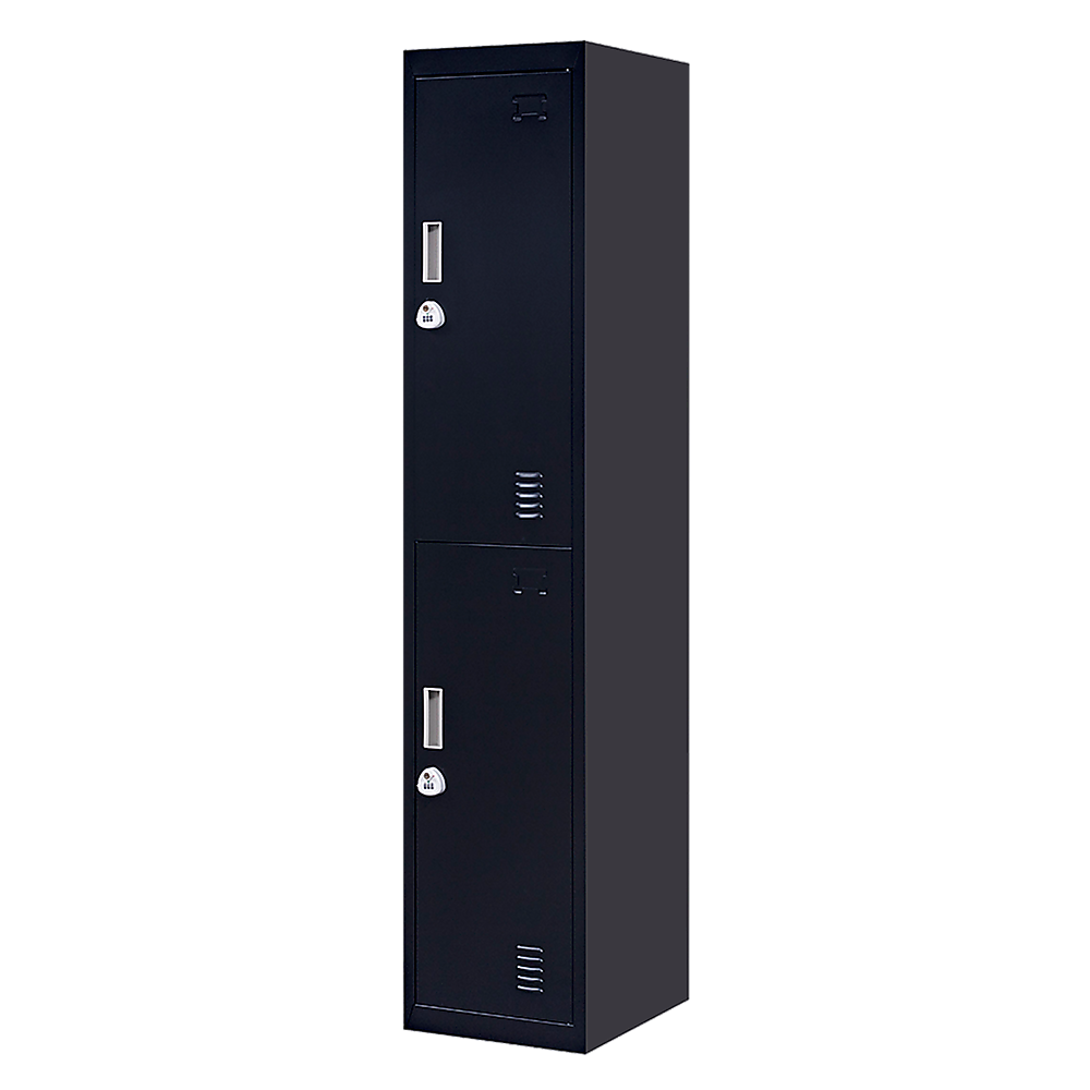 V63-832471-202504141135-00 2-Door Vertical Locker for Office Gym Shed School Home Storage - Image 1