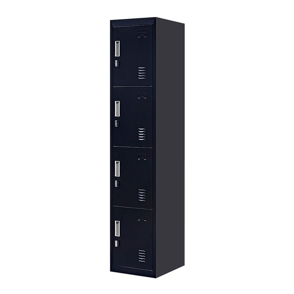V63-832551-202504141137-00 4-Door Vertical Locker for Office Gym Shed School Home Storage - Image 1