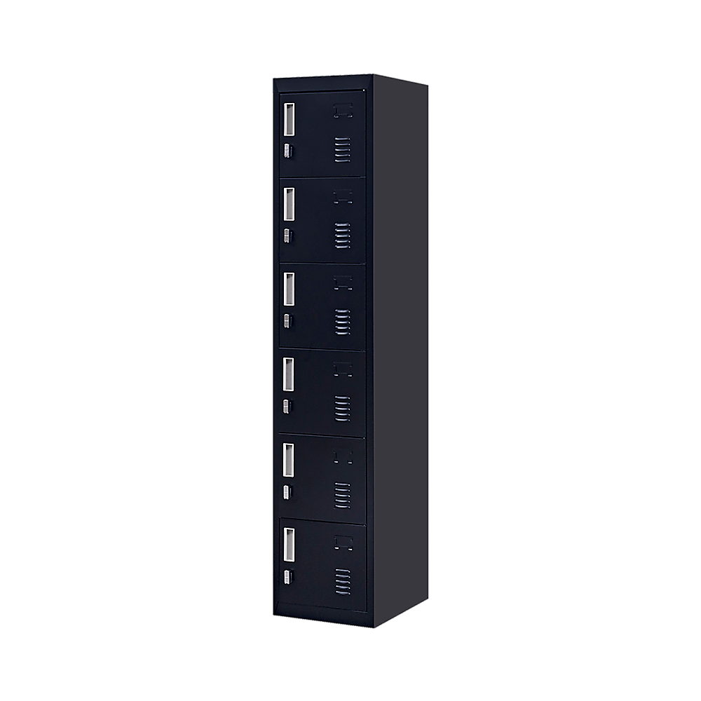V63-832731-202504141125-00 6-Door Locker for Office Gym Shed School Home Storage - Image 1