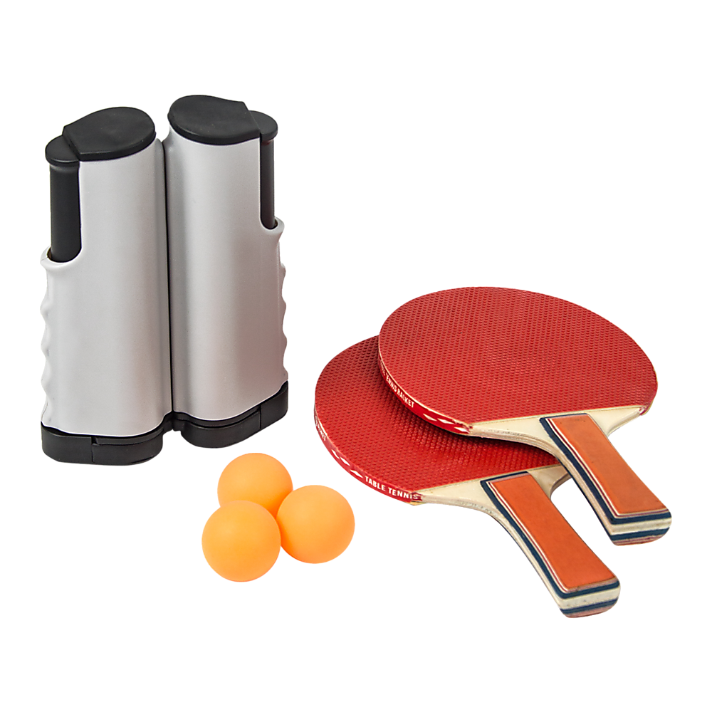V63-836201-26042-00 Table Tennis Game Indoor Portable Travel Ping Pong Ball Set Extendable - Image 1