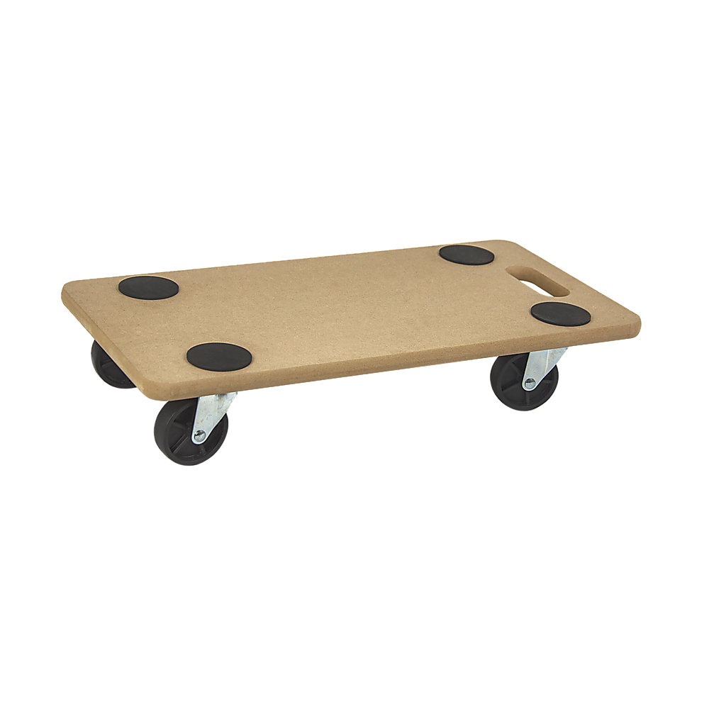 V63-837191-41780-00 200kg Heavy Duty Hand Dolly Furniture Wooden Trolley Cart Moving Platform Mover - Image 1