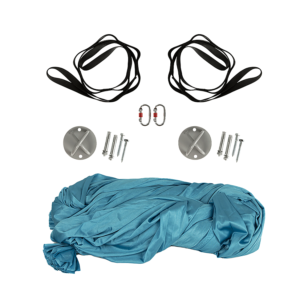 V63-838491-49500-00 5x2.8m Yoga Pilates Aerial Silk Kit Swing Anti-Gravity Hammock - Image 1