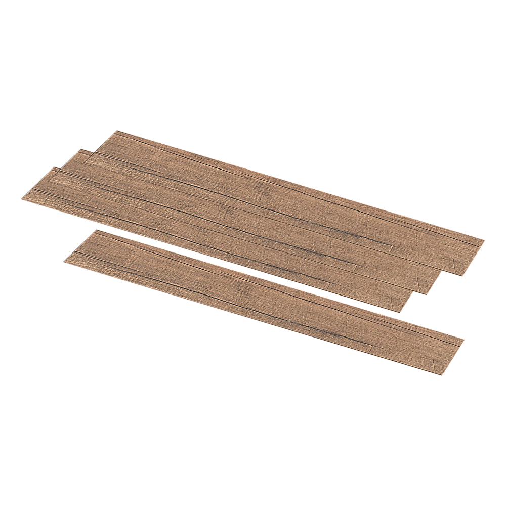 V63-840001-61467-00 Vinyl Floor Tiles Self Adhesive Flooring Smoked Eucalyptus Wood Grain 16 Pack 2.3SQM - Image 1