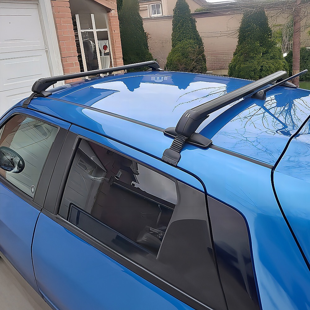 V63-844491-202503062030-00 Lockable Aluminium Car Roof Rack Bars Without Rail Anti Theft Luggage Carrier - Image 1
