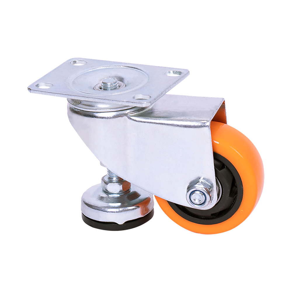 V63-848161-167379-00 Leveling Casters Swivel Wheels Set of 4, 360 kg Total Load Capacity - Image 1