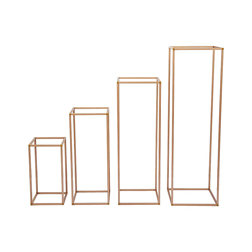 V63-920781-205286-00 Rose Gold Metal Flower Stand - Image 1