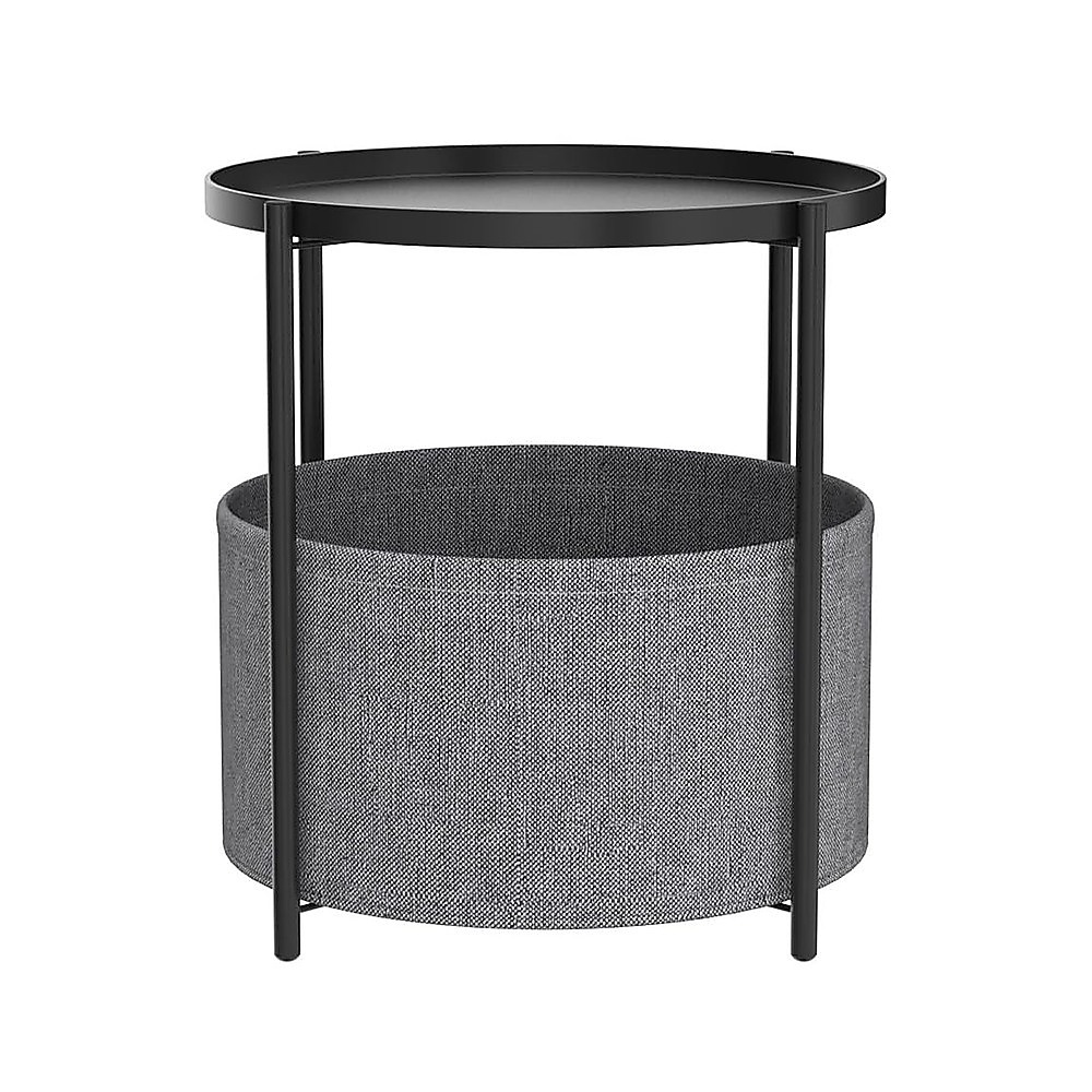 V63-921051-205916-00 Round Side Table Bedside Storage Basket - Image 1