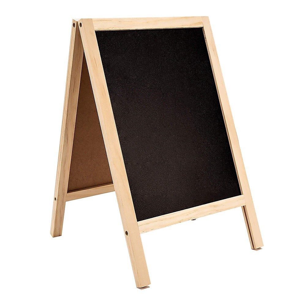 V63-921101-205285-00 Sidewalk Board Sign Frame Chalkboard Drawing - Image 1