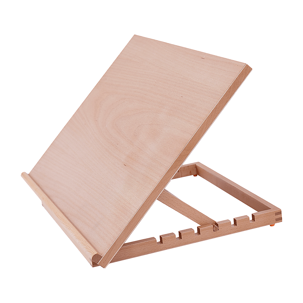 V63-929931-223157-00 A2 Art & Craft Easel Table Wooden Drawing Board Artist Adjustable WorkStation - Image 1