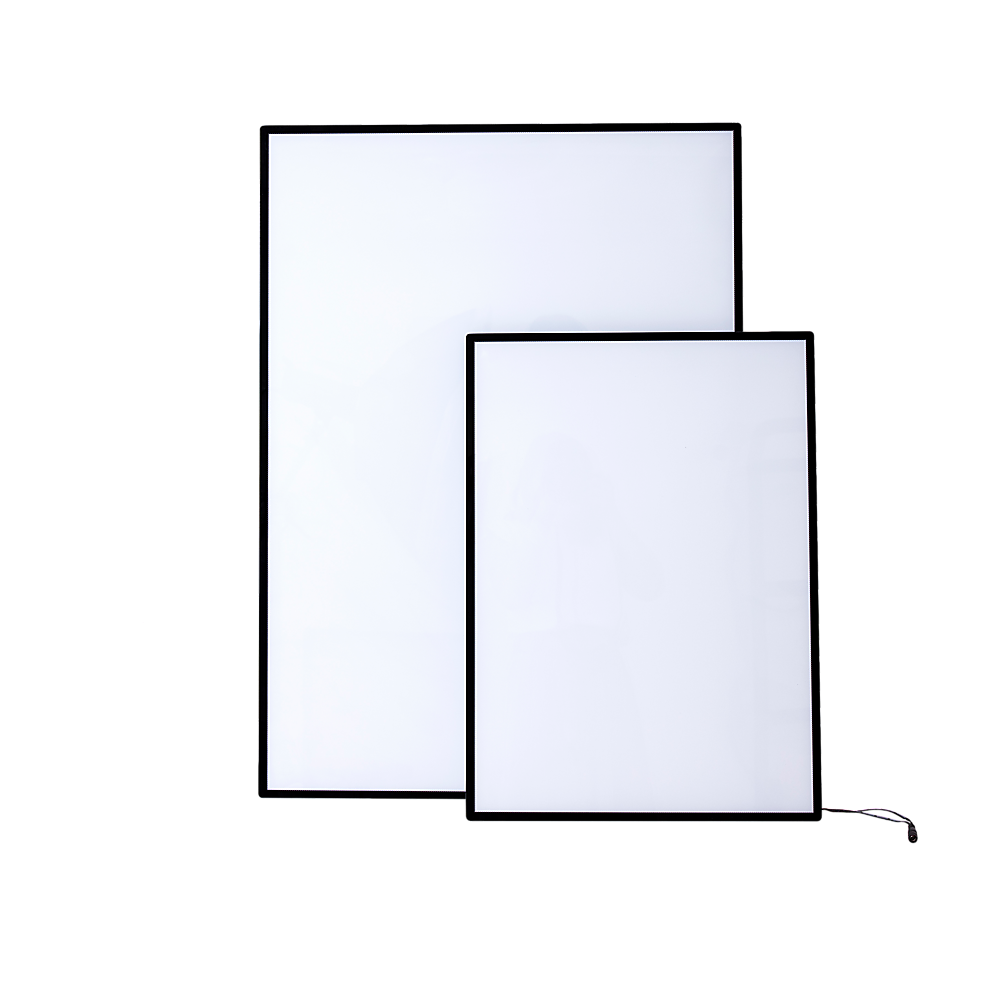 V63-930081-223158-00 A2 LED Slim Advertising Lightbox Sign Wall-Mounted Poster Board Menu Frame - Image 1