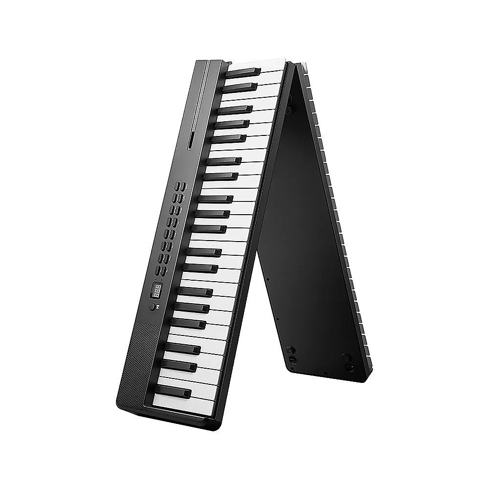 V63-952531-202507071124-00 Folding Digital Piano 88 Key Velocity-Sensitive + Carry Case Pedal - Image 1