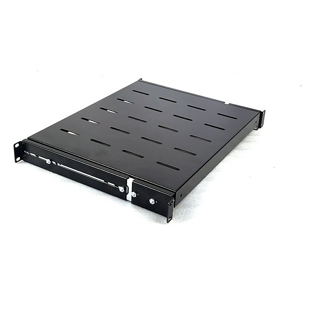 V63-952651-202506241221-00 Sliding Rack Server Shelf For Rack 1U 19" 4 Post Rack Mount-Adjustable 15"-22" - Image 1