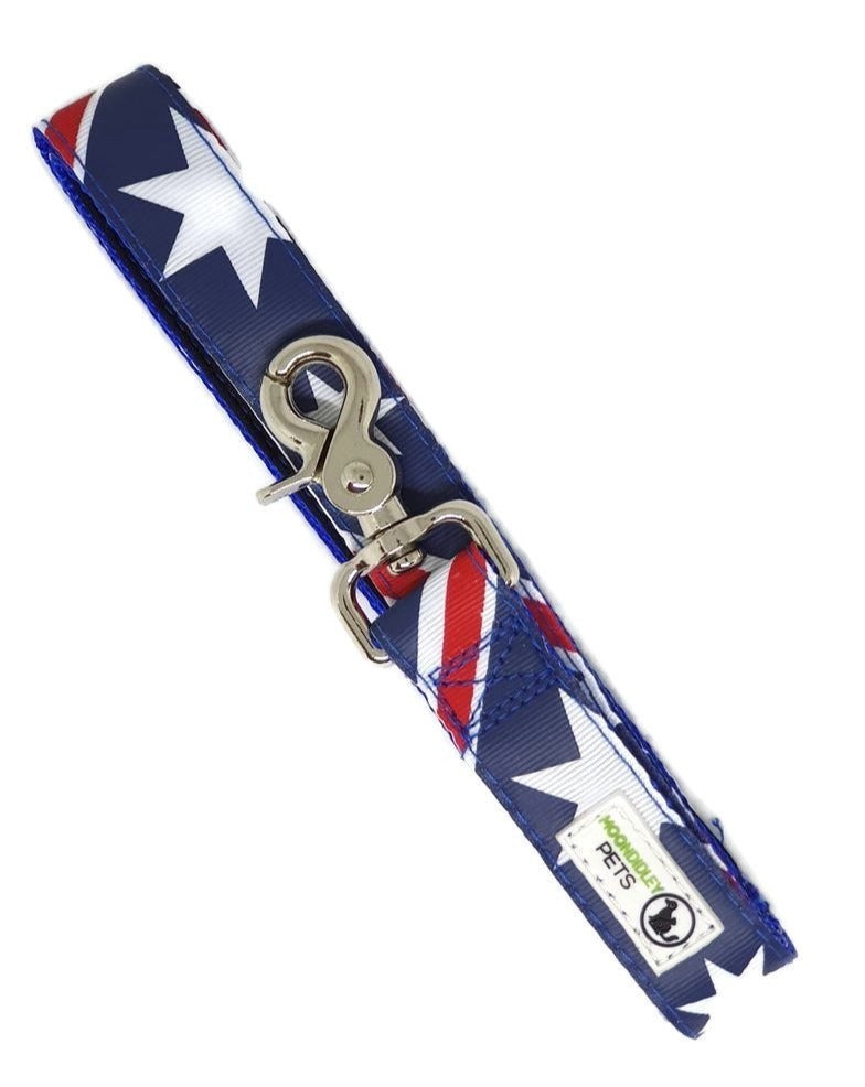 V631-MDPLDAUSM-186085-00 Australia Flag - Aussie Dog Leash - Moondidley Pets 1.5m - Image 1