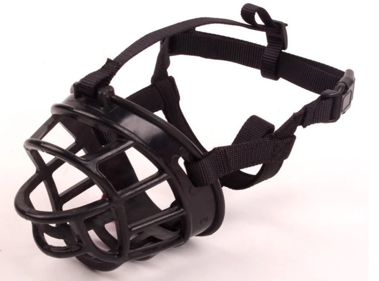 V631-MDPMUZSOF5-186047-00 Dog Muzzle - Soft Anti Biting/Scavenging - Moondidley Pets Size 5 - Image 1