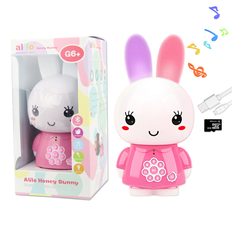 V632-ALILO9607-161106-00 Alilo Honey Bunny G6+ Pink (Bilingual Chinese/English) - Image 1