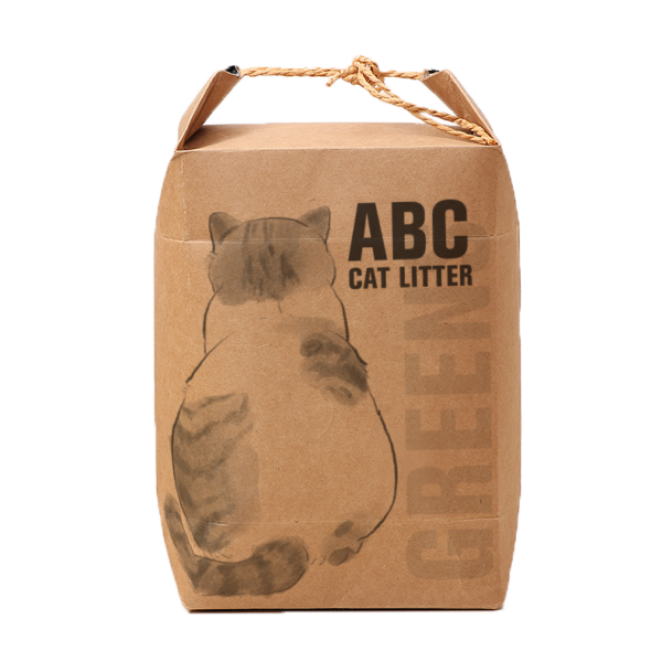 V666-9360768000003B-202504280930-00 ABC Vegan Cat Litter Greens Scent 4KG x 6 Bags - Image 1