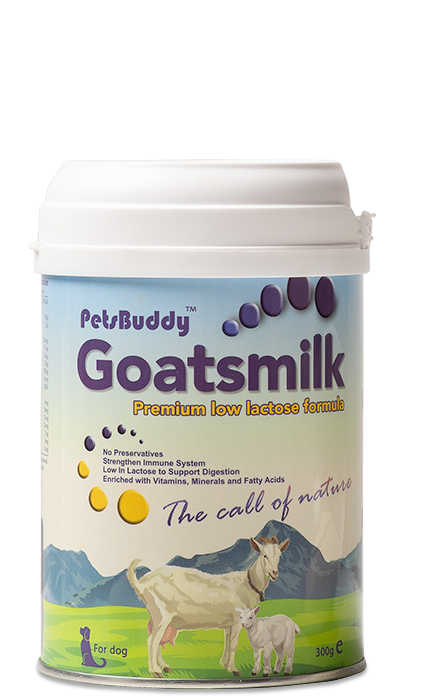 V666-PBGD300-187626-00 PetsBuddy Goatmilk Premium Low Lactose Formula For Dog 300g - Image 1